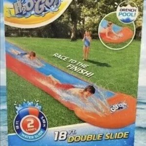 Slip N Slide H2O GO 18ft Double Lane Water Slide